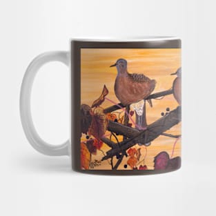 Doves at Dawn Mug